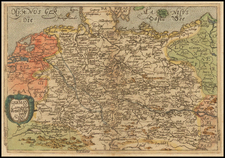 Netherlands, Czech Republic & Slovakia and Germany Map By Johannes Matalius Metellus