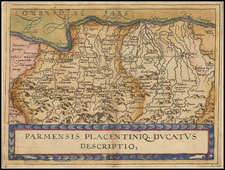 Italy Map By Johannes Matalius Metellus