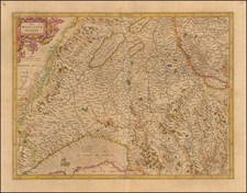 Switzerland Map By  Gerard Mercator