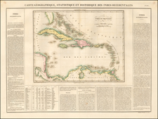 Caribbean Map By Jean Alexandre Buchon