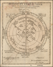 World, World, Celestial Maps and Curiosities Map By Lucas Janszoon Waghenaer