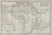 Africa and Africa Map By Rigobert Bonne