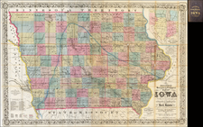 Iowa Map By Nathan Parker