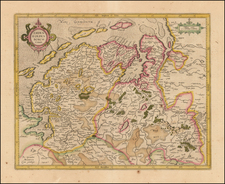 Germany Map By  Gerard Mercator