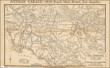 Los Angeles Map By George H.  Rock