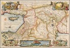 Middle East, Holy Land and Turkey & Asia Minor Map By Hendrick Keur