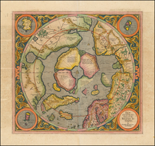 Northern Hemisphere, Polar Maps and Alaska Map By Gerard Mercator