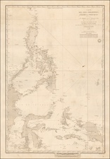 Southeast Asia and Philippines Map By Depot de la Marine