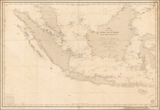 Carte Des Iles Sumatra, Java et Borneo et Des Mers Environnates . . . 1856  (includes Singapore)