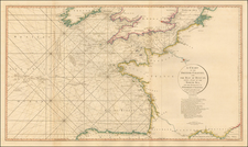 British Isles, Belgium, France and Spain Map By William Faden