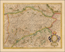 Bavaria Ducatus   By  Gerard Mercator