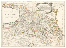 Central Asia & Caucasus and Turkey & Asia Minor Map By Paolo Santini