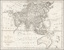 Asia, Asia, Korea and Australia Map By Thomas Bowen