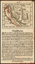 Baja California, California and California as an Island Map By Johann Ulrich Muller