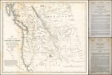 Rocky Mountains, Oregon and Washington Map By Washington Hood