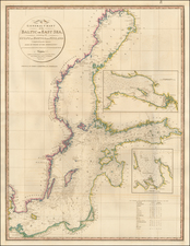 Russia, Baltic Countries and Scandinavia Map By William Faden