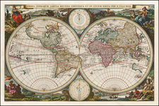 World and World Map By Nicolaes Visscher I