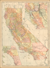 California Map By Rand McNally & Company