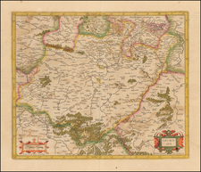 Mitteldeutschland Map By Henricus Hondius