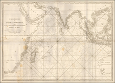 Indian Ocean, India, Southeast Asia, East Africa, African Islands, including Madagascar and Australia Map By Jean-Baptiste Nicolas Denis d'Après de Mannevillette