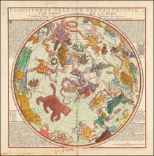 Celestial Maps Map By Nicolas de Fer