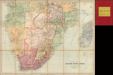 South Africa Map By Edward Stanford