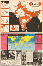 World, World, British Isles and India Map By Bureau of Current Affairs