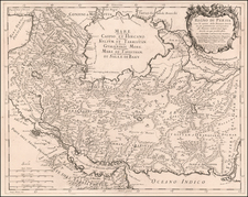 Middle East Map By Giacomo Giovanni Rossi - Giacomo Cantelli da Vignola