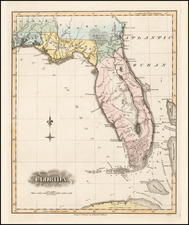 Florida Map By Fielding Lucas Jr.