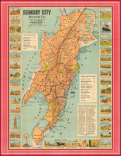 India and Pictorial Maps Map By A.S.   Vaidya