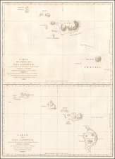 Hawaii and Hawaii Map By Jean Francois Galaup de La Perouse