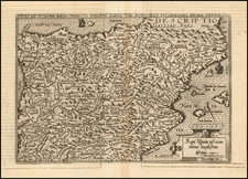 Regni Hispaniae post omium editiones loccipletissima descriptio By Janus Bussemacher