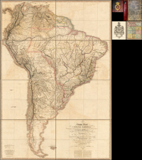 South America Map By William Faden