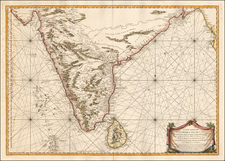 India Map By Jacques Nicolas Bellin