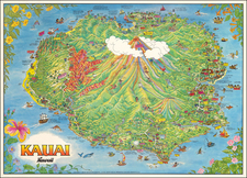 Hawaii, Hawaii and Pictorial Maps Map By James Olson