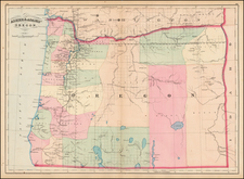 Oregon Map By Asher  &  Adams