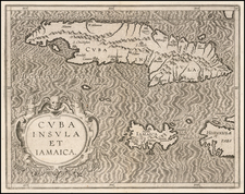 Caribbean Map By Cornelis van Wytfliet