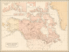 Polar Maps, Alaska and Canada Map By Adam & Charles Black