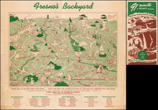 California and Yosemite Map By A D Clary