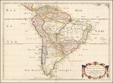 South America Map By Nicolas Sanson