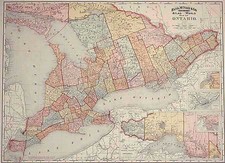 Canada Map By William Rand  &  Andrew McNally