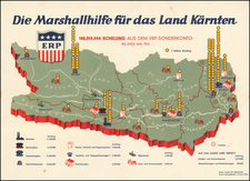 Austria Map By Artaria & Co. / Freytag & Berndt