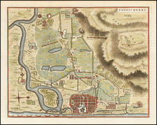 India Map By Jacques Nicolas Bellin