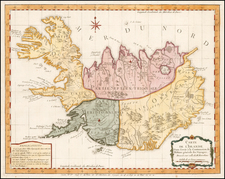 Iceland Map By Jacques Nicolas Bellin
