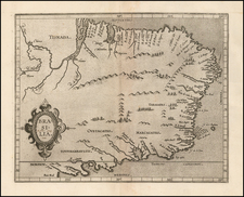 Brazil Map By Cornelis van Wytfliet