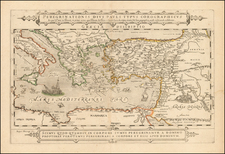 Mediterranean, Middle East, Holy Land, Turkey & Asia Minor and Greece Map By Jacob Honervogt