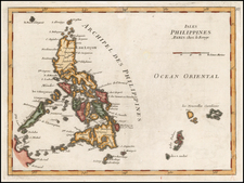 Philippines Map By Georges Louis Le Rouge