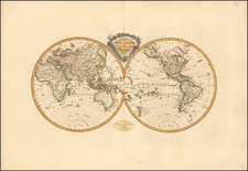 World and World Map By Conrad Malte-Brun