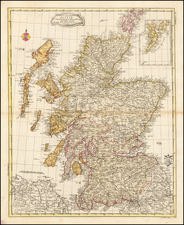 Scotland Map By Leonard Von Euler