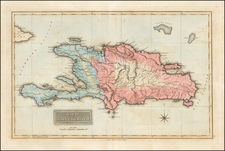 Hispaniola Map By Fielding Lucas Jr.